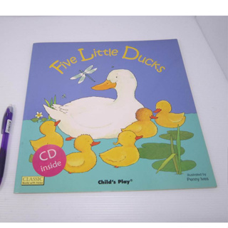 「二手書」(無光碟) Five Little Ducks Classic Books with Holes 英文繪本