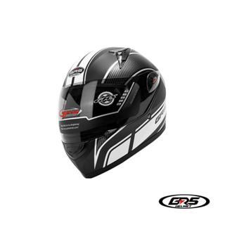 GRS A801 2號 彩繪款 平黑白 全罩 全罩式 安全帽 專為小頭型設計 可拆洗 雙鏡片