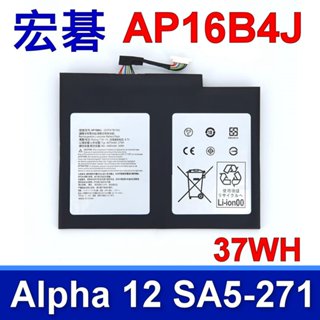 宏碁 ACER AP16B4J 原廠規格 電池 SW512-52P SW713-51GNP