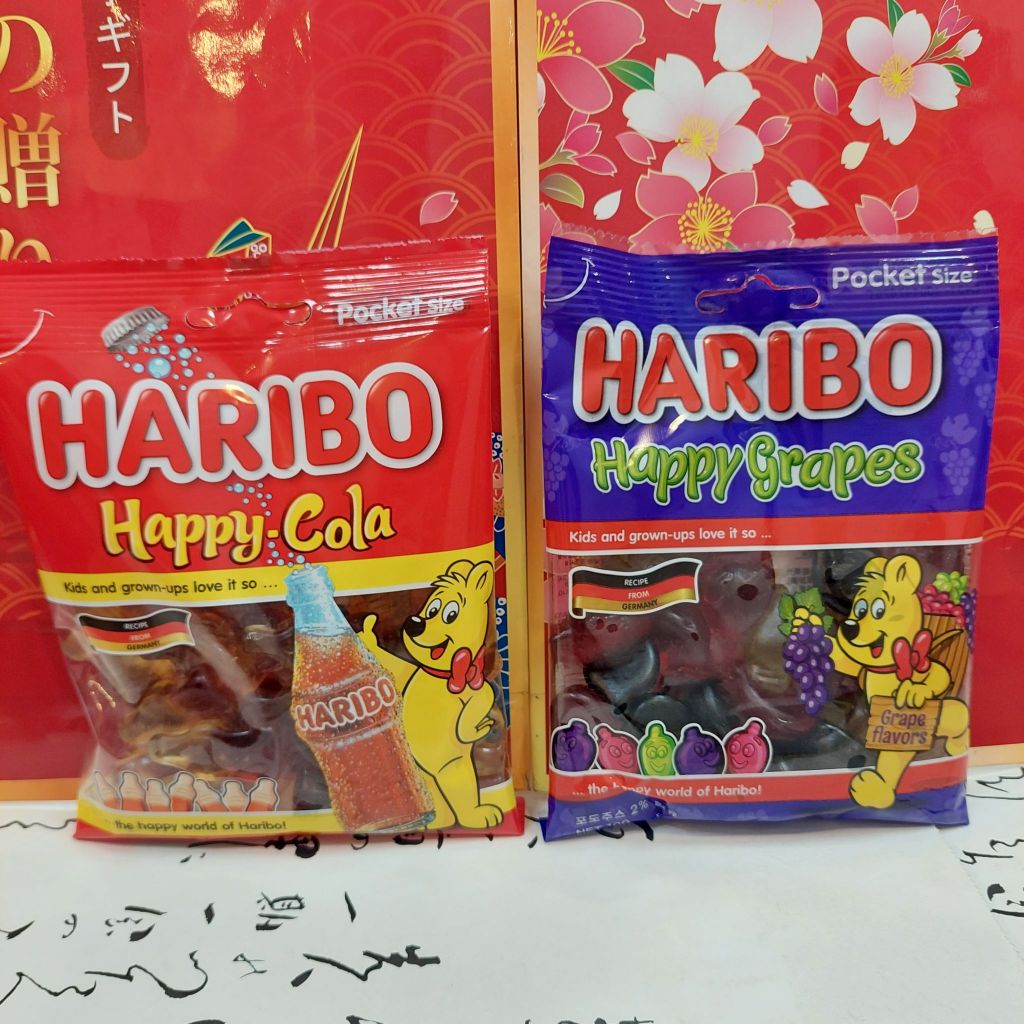 德國 Haribo 哈瑞寶 Q軟糖 100g/包   Q軟糖  葡萄風味 Q軟糖  可樂風味 Q軟糖200g 小熊軟糖