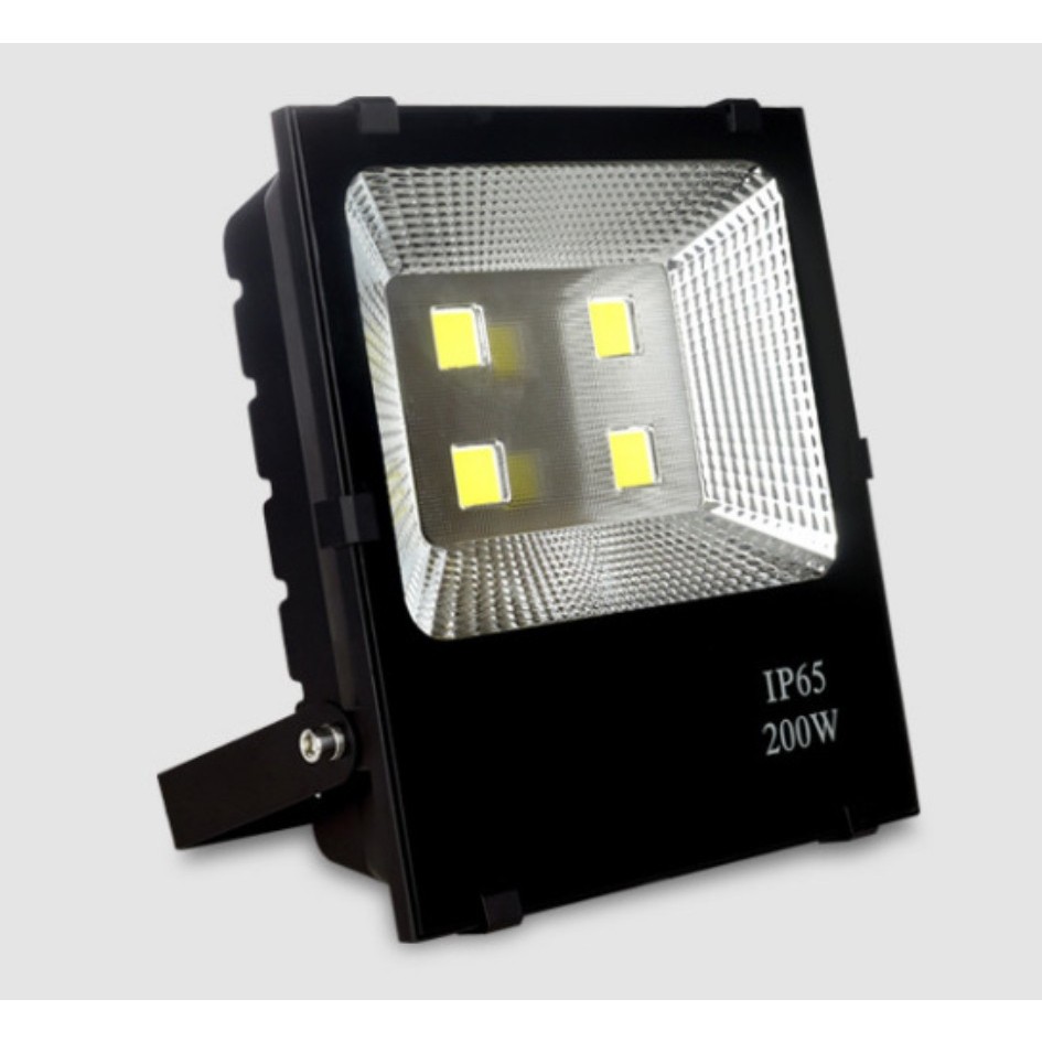 【工程版厚料】LED戶外投射燈 200W 白光 COB光源 LED招牌燈 廣告燈 探照燈 投光燈 防水等級 IP65