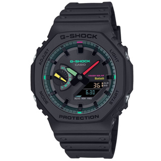 CASIO 卡西歐 G-SHOCK 農家橡樹 時尚太陽能 藍牙雙顯腕錶 GA-B2100MF-1A/45.4mm