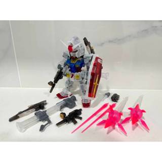 SunToys 晨星 SD Q版 RX-78-2 初代鋼彈 GTO 元祖鋼彈 帶內構骨架 火箭炮 造型手 矛 組裝模型
