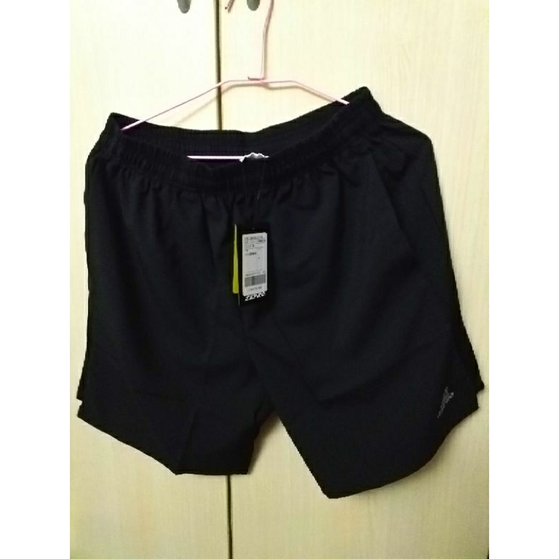 全新zepro 男運動短褲 (無內裡)  (黑色L號)