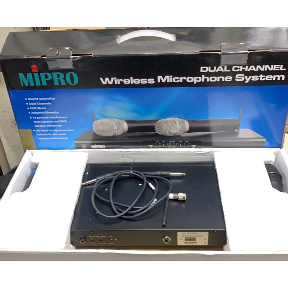 【尚典3C】 MIPRO CH-529D1  雙無線麥克風UHF 企業汰換  中古.二手.