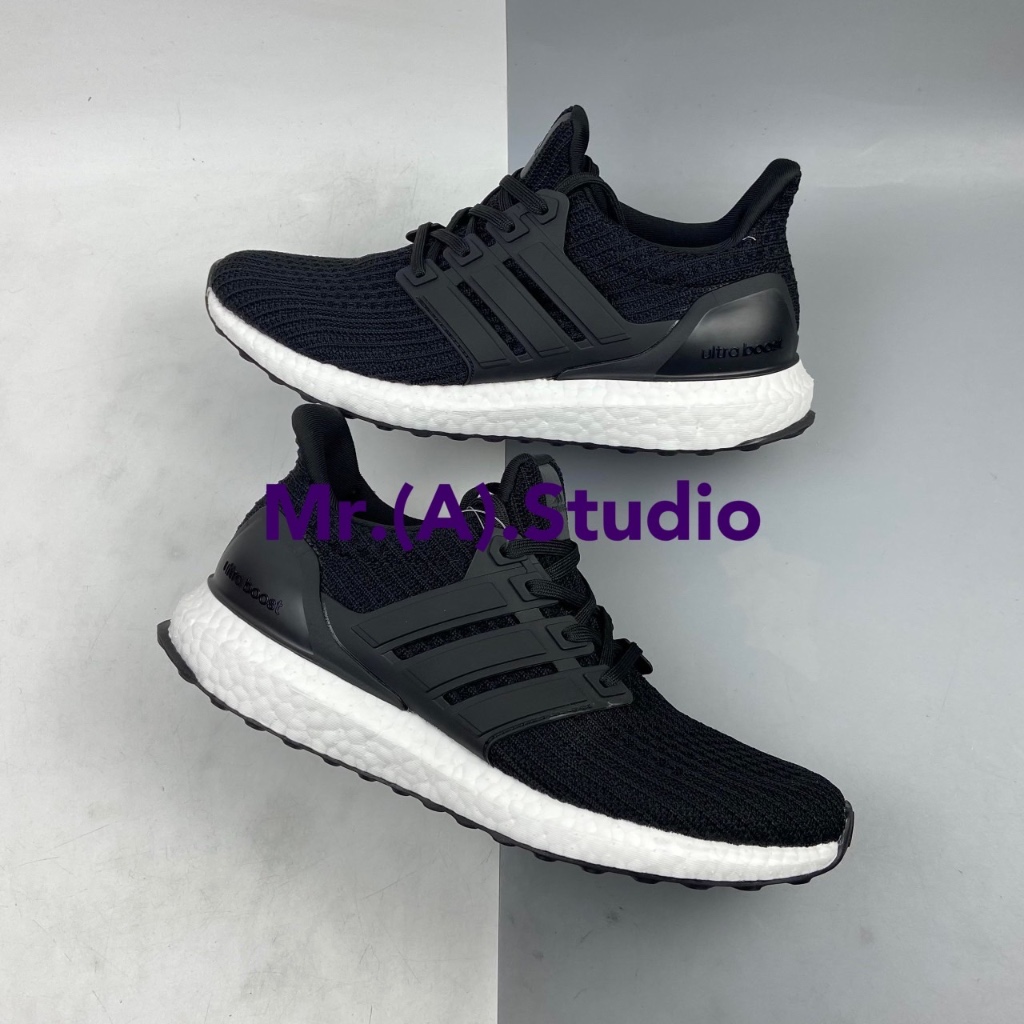 Mr.A😈A先生 Adidas Ultra Boost 4.0 Core Black 黑白 馬牌輪胎底 軟 BB6166