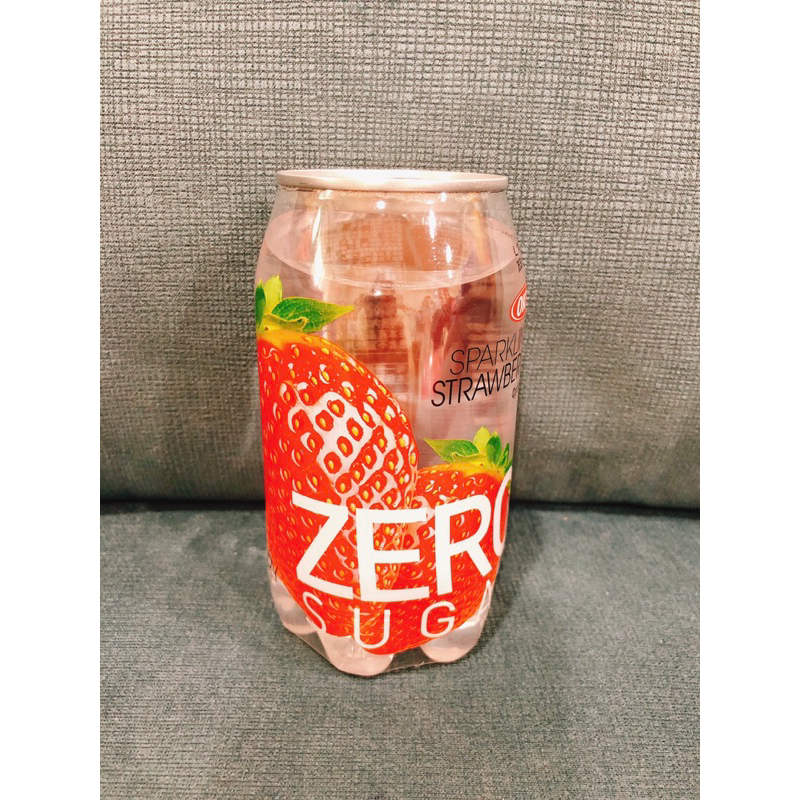 韓國 OKF 草莓風味氣泡水 350ml 草莓氣泡水 零卡 氣泡水 氣泡 飲料