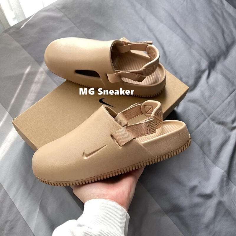 MG-🇰🇷韓國代購 Nike calm mule 奶茶 牛油果綠 黑 粉 運動涼鞋 包頭拖鞋 涼鞋 穆勒鞋 休閒鞋 男女