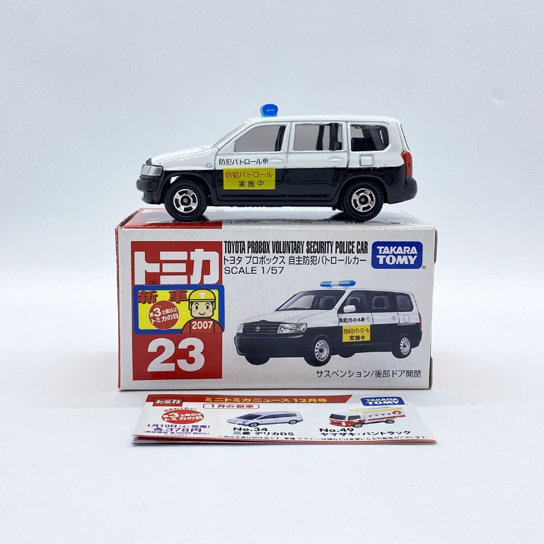 【現貨】TOMICA 多美小汽車 NO.23 TOYOTA PROBOX VOLUNTARY SECURITY 新車貼