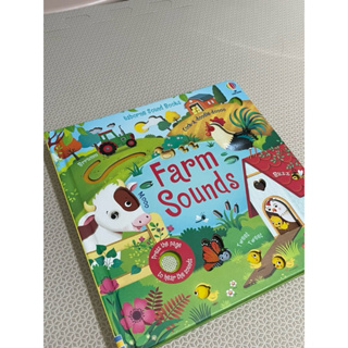 二手 農場有聲書- Usborne 觸控音效書 Farm Sounds 精裝硬頁