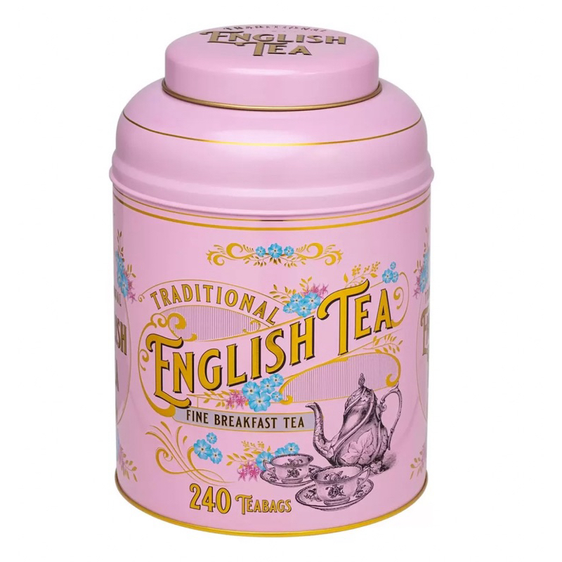 新款·NEW ENGLISH 茶包鐵罐錫蘭紅茶包 斯里蘭卡 早餐茶 好市多 Costco