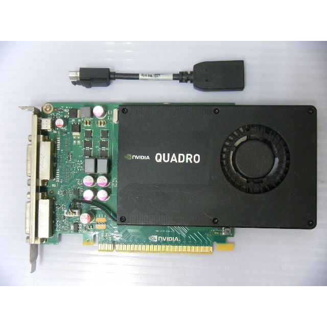 NVIDIA Quadro K2000D PCIe (DDR5 2GB) 工作站繪圖卡  附一條miniDP轉DP線