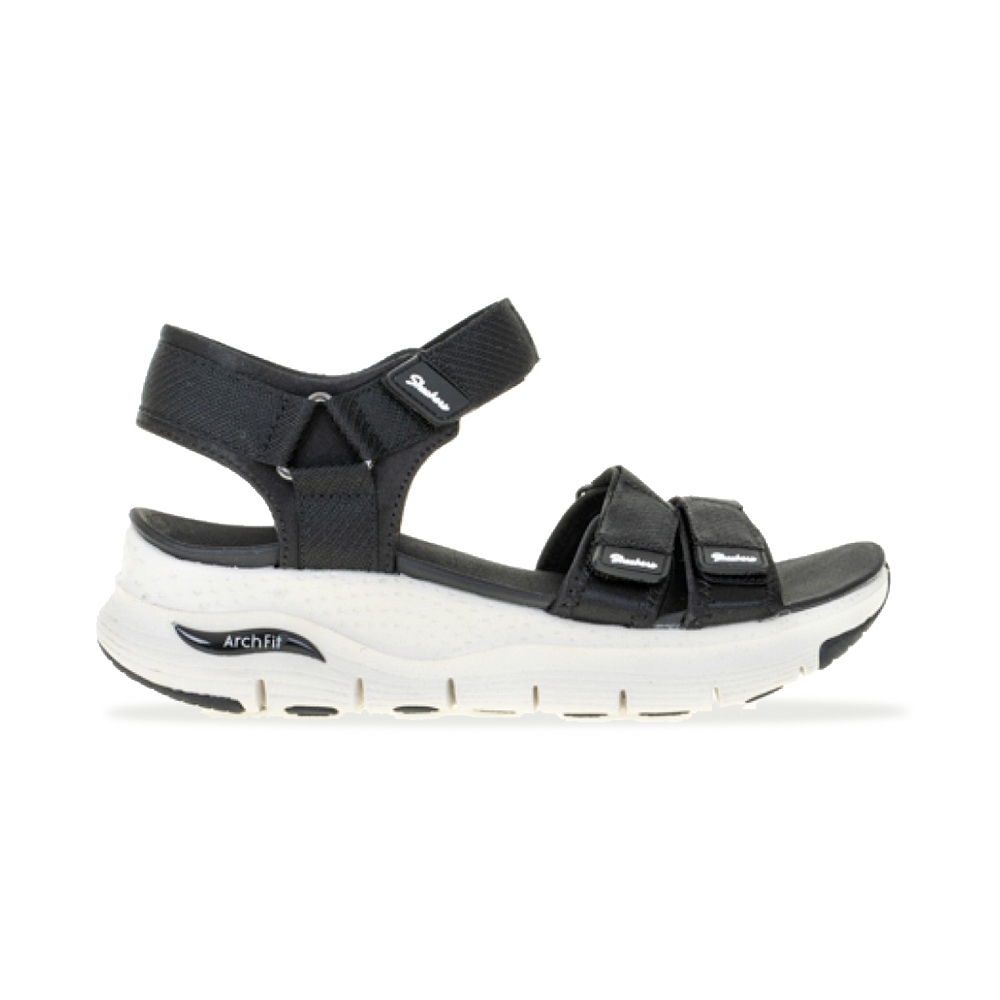 SKECHERS 女 GO WALK FLEX SANDAL 涼鞋 - 141482BBK