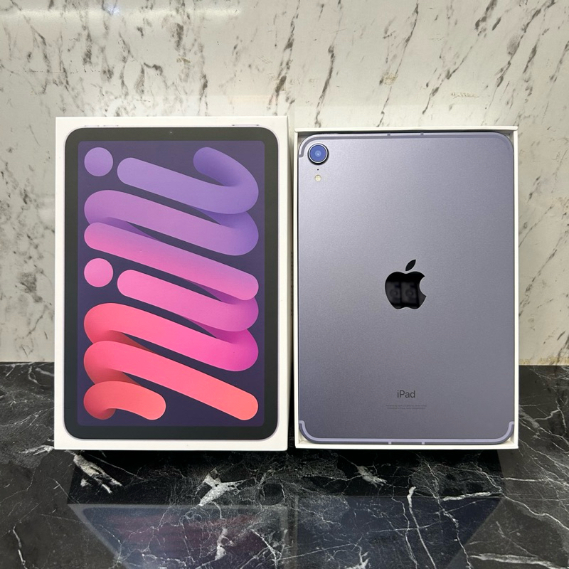 蘋果平板 iPad mini 6 64G LTE 紫色（WiFi+行動網路）二手 平板