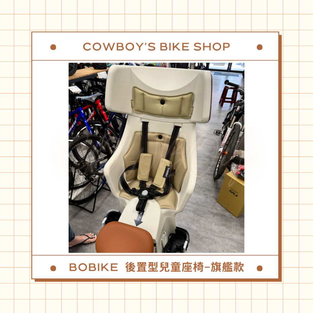 BOBIKE 後置型兒童座椅 旗艦款 (多色可選/檢驗合格/100%歐洲製)