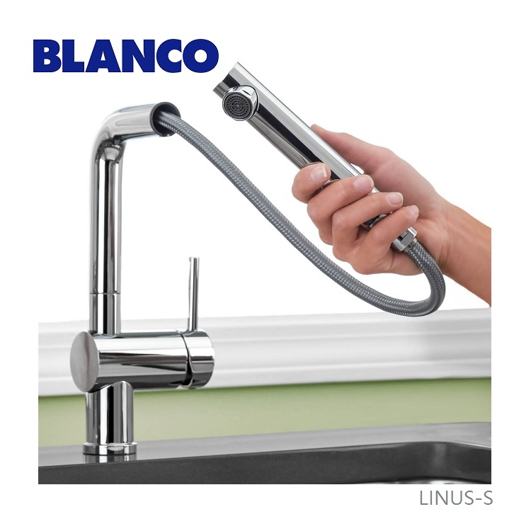 BLANCO LINUS-S 伸縮抽拉水槽龍頭吧檯面龍頭512402