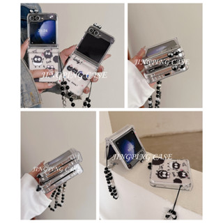 小煤球Samsung三星GalaxyZFlip3折疊手機殼 PC硬殼 適用ZFlip4 zflip5 zflip6防摔殼