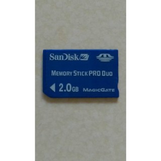 SanDisk良品記憶卡Memory Stick PRO Duo/ MS 2G短卡
