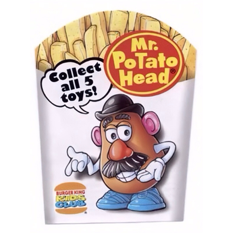 {單售} 1999 漢堡王 兒童餐玩具 蛋頭先生 Mr.PoTato Head 全套五款 全新原裝袋 未拆封