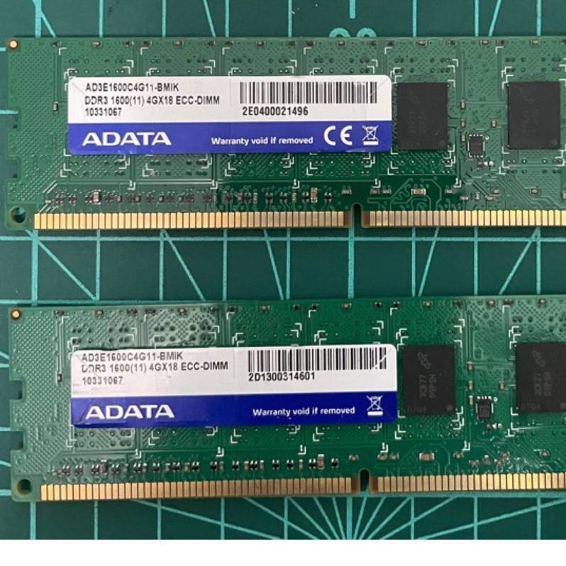 ADATA 威剛 DDR3 4Gx16 U-DIMM 1600MHZ 記憶體 ram