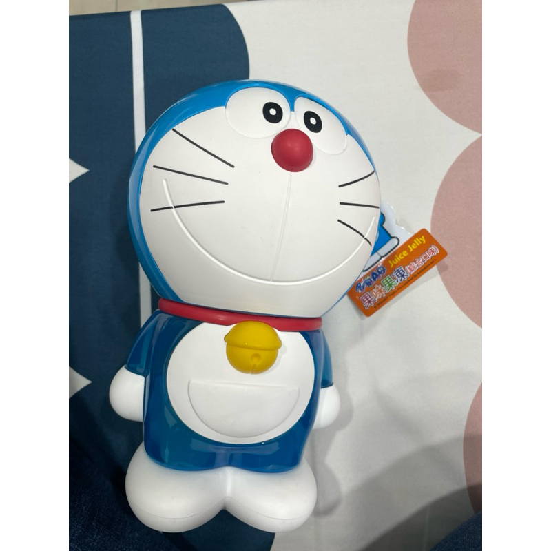 哆啦a夢果凍禮盒，Doraemon存錢筒(高約23cm) (內有果凍265g)效期2024.12.17