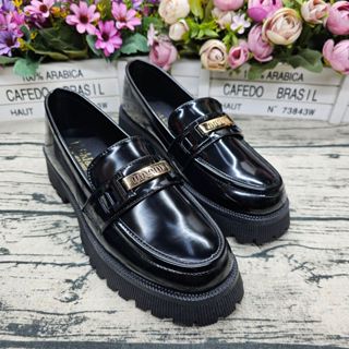 M.M.D SHOES 韓版學院風 厚底鞋 樂福鞋 金屬釦飾 厚底包鞋 英倫風 臺灣製
