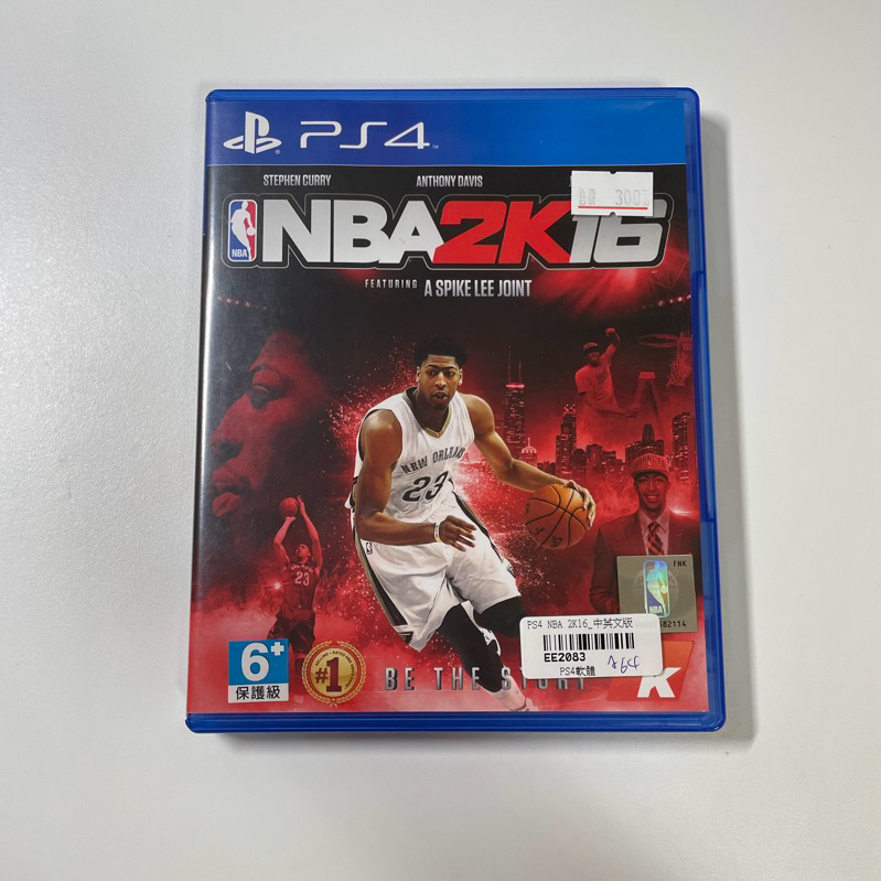 2K16 PS4/PS5 通用 籃球 遊戲片 二手