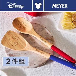 【美亞】迪士尼 煮樂系列 木製鍋鏟湯杓紅藍配件組《WUZ屋子》