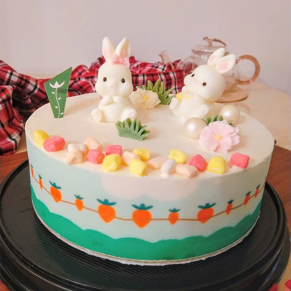 艾思蜜 萌兔森林 蛋糕 冰淇淋蛋糕 手工冰淇淋 德式手工冰淇淋 生日蛋糕  造型蛋糕 蜂蜜 橙香 冰淇淋 兔子