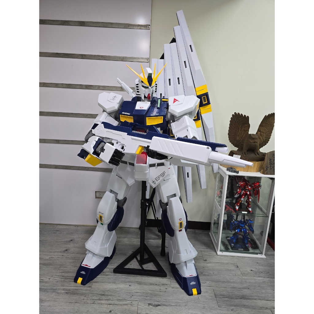 【工廠代工】150公分 專利骨架合作開發 RX-93 Nu Gundam 牛鋼_應用範例 _非解體匠機