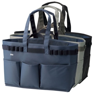[正宗日貨x海洋系列]ﾘﾋﾄ lihit 超大容量多功能萬用袋。自立型萬用3C提袋+防水抗污+耐磨不起毛球 橫式工具袋