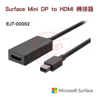 Microsoft 微軟 EJT-00002 Surface Mini DP to HDMI 轉接頭 轉接線