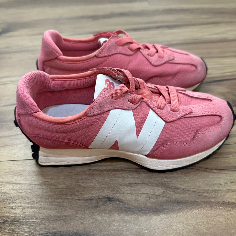 二手 正品New Balance童鞋 中性粉色_PH327GK-W 尺寸18.5公分
