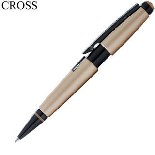 【筆較便宜】CROSS高仕 Edge創意伸縮啞光榛果色鋼珠筆 AT0555-14
