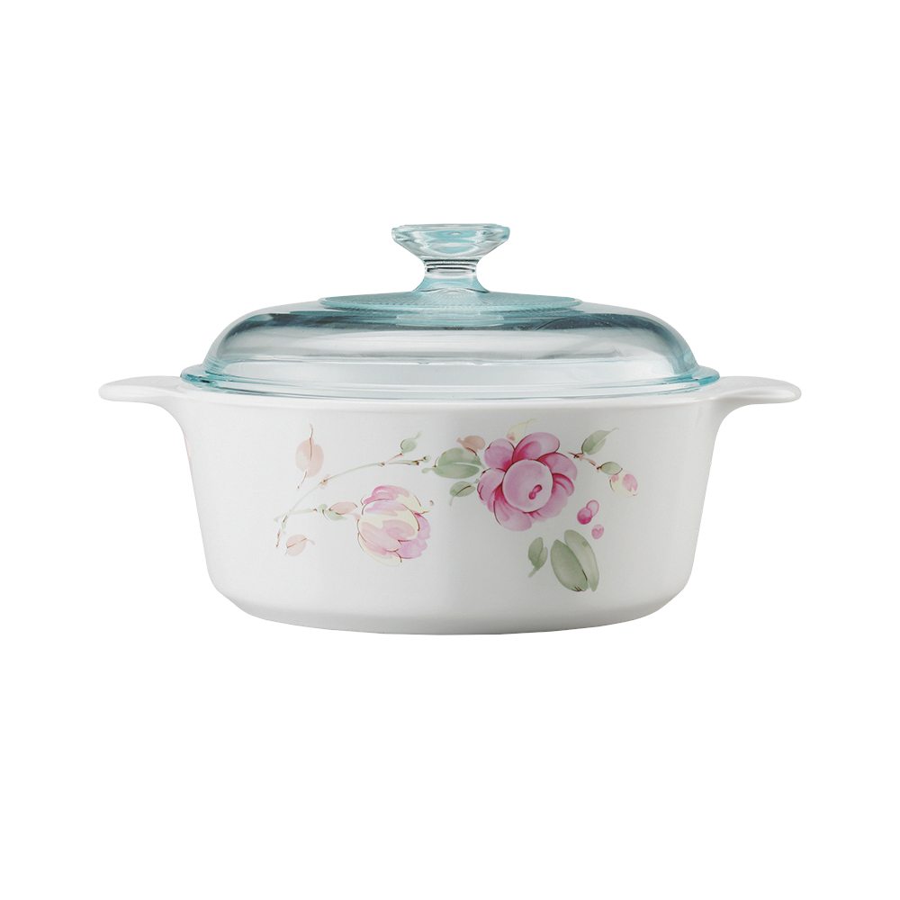 【康寧 Corningware】田園玫瑰康寧鍋2.25L