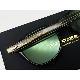 ✅💎日本製造 💎[檸檬眼鏡] TVR 504 CLASSIC JD OLIVE CRYSTAL龍紋雕刻鏡腳 日本製