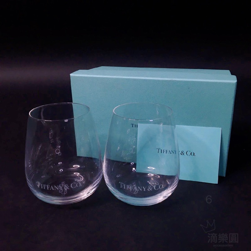 極美品 TIFFANY&amp;Co. 蒂芬妮 德國製 未使用 威士忌杯酒壺 紅酒杯 醒酒器 高酒杯 香檳杯 高腳杯 水晶杯