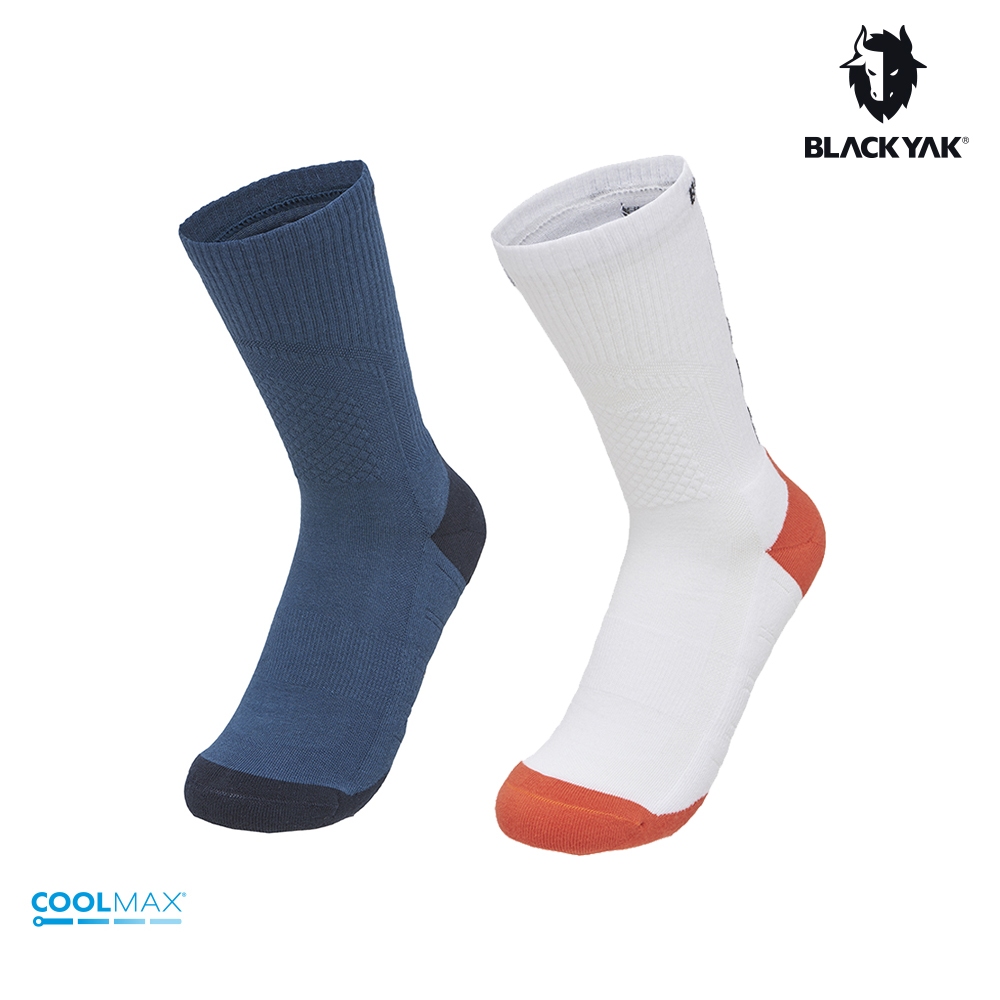 【BLACKYAK】COOLMAX透氣中筒襪(2色)-四季 登山 快乾襪 健行襪|DB1NAB02|2BYSCX4903