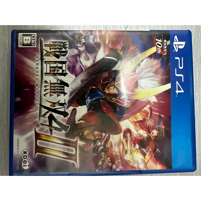 PS4遊戲片  戰國無雙4-2日文版