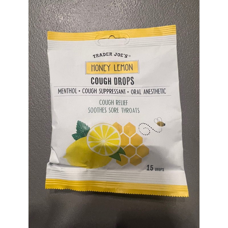 只賣現貨！Trader Joe’s 蜂蜜檸檬咳嗽舒緩糖/蔓越莓草本維他命C錠