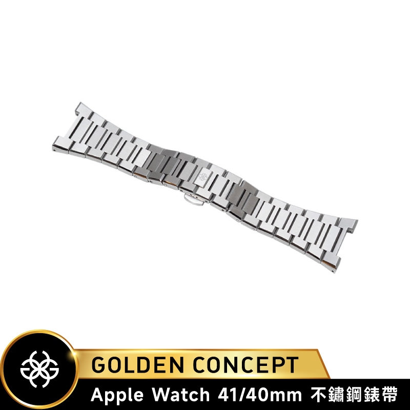 Golden Concept Apple Watch 41/40mm 銀不鏽鋼錶帶 ST-41-SL-SL
