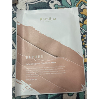 Remiina 深層淨化地中海粉紅泥膜25ml/片