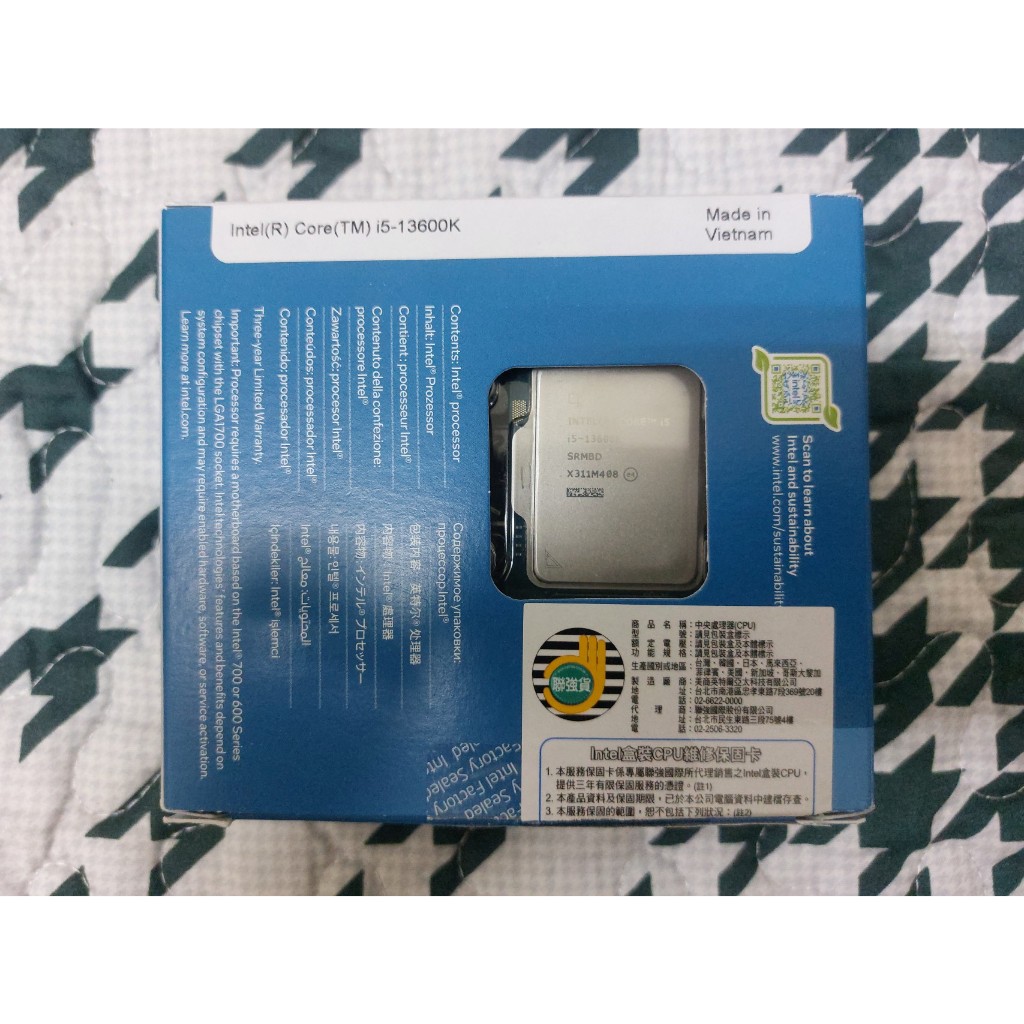 (保固到2026) 二手 Intel i5 13600K