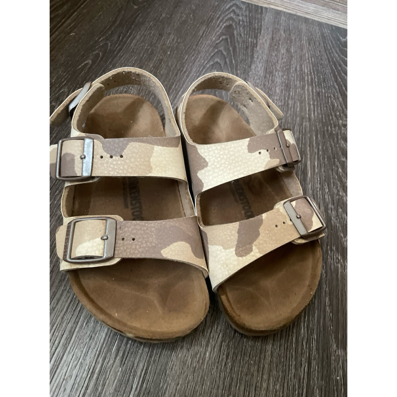 二手Birkenstock迷彩童鞋19cm