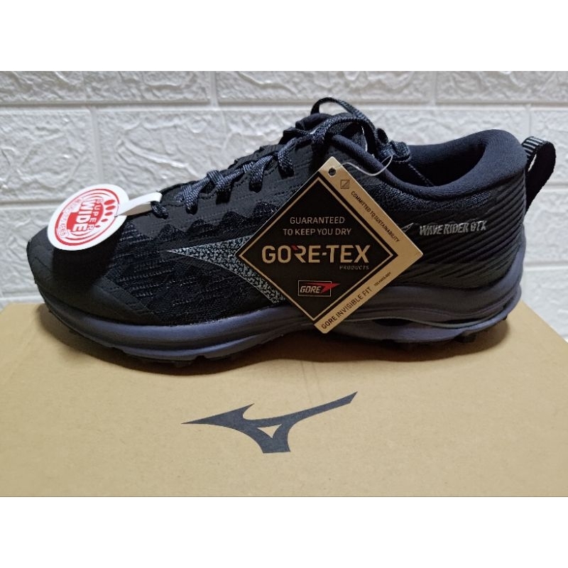 Mizuno wave rider GTX SW 防水慢跑鞋 25公分