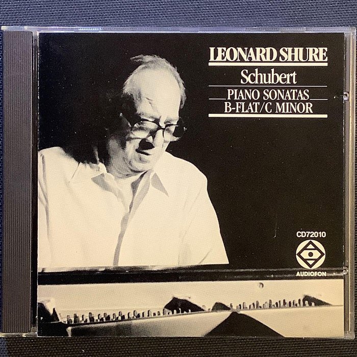 Audiofon唱片/Schubert舒伯特-鋼琴奏鳴曲 Shure舒爾/鋼琴 1982年美國Nimbus版無ifpi