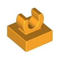 磚家 LEGO 樂高 亮橘色 Tile 1x1 with Clip 平板附夾 上夾 U型 15712 44842