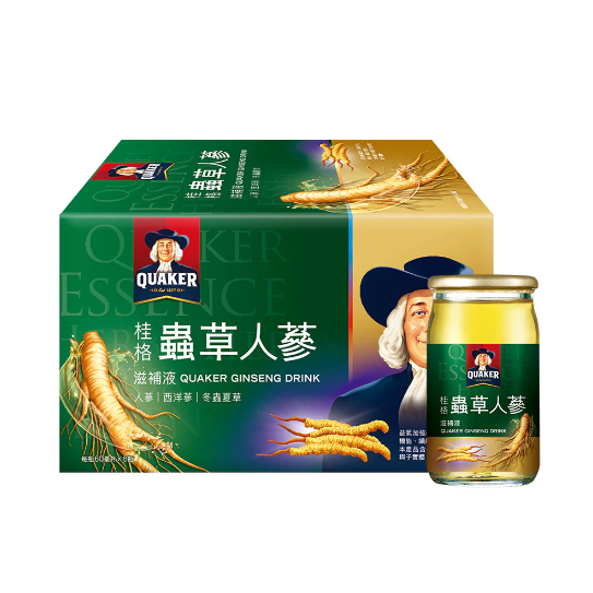 【桂格】蟲草養氣人蔘(60mL/瓶)*6入/30入 早安健康嚴選