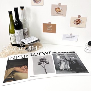 【拍照道具】新款 - ins 文藝英文雜誌 高階感雜誌 美食擺拍道具 拍攝服飾 飾品拍照背景 背景紙