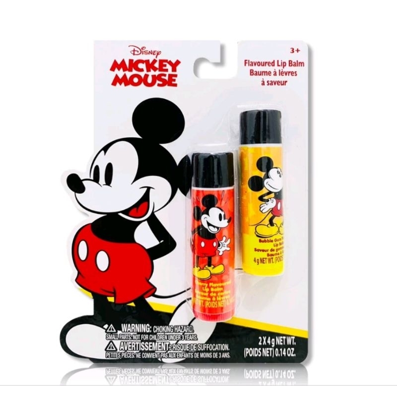 Disney Mickey mouse 護唇膏 米老鼠 迪士尼 全新未拆封